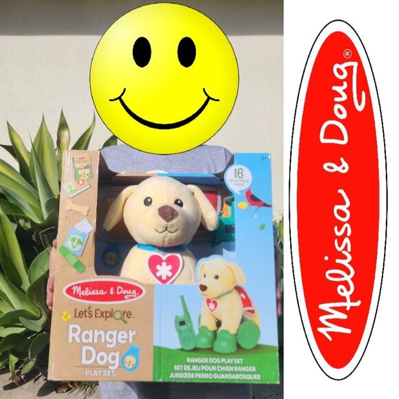 Melissa & Doug Let's Explore Ranger Rescue Dog Pretend Play Set Gear Puppy Campi - Picture 12 of 14